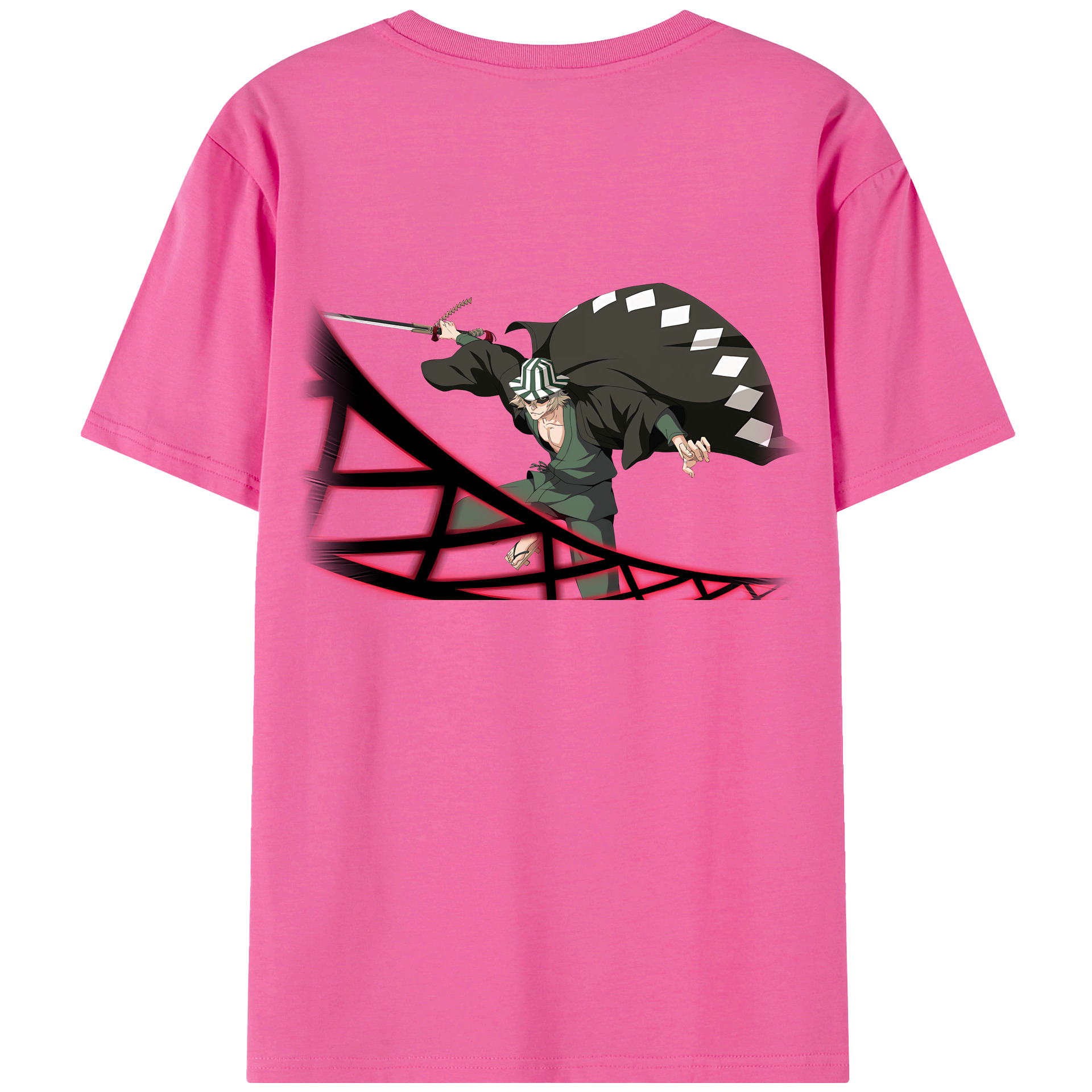 （画像用） "ブリーチ 浦原 喜助（うらはら きすけ） BLEACH Urahara Kisuke " レディース半袖Tシャツ(バックプリント)
